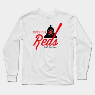 Retro Mission Reds Baseball Long Sleeve T-Shirt